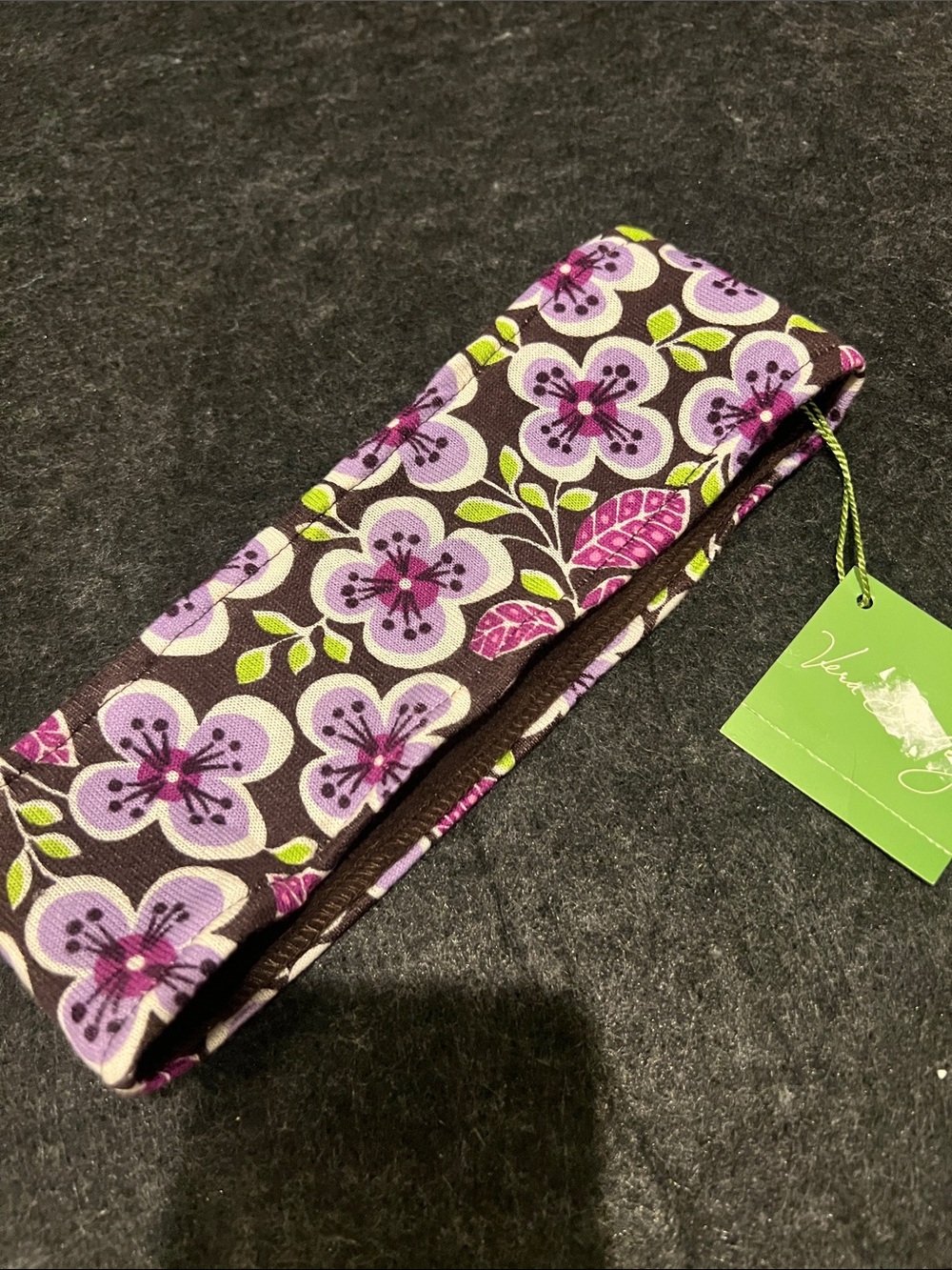 Vera Bradley Purple Floral Fabric Headband headwarmer